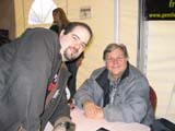 James Hannon with Burt Ward aka Robin